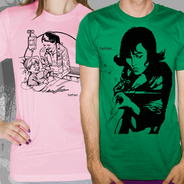 Hefner shirts - pink and green